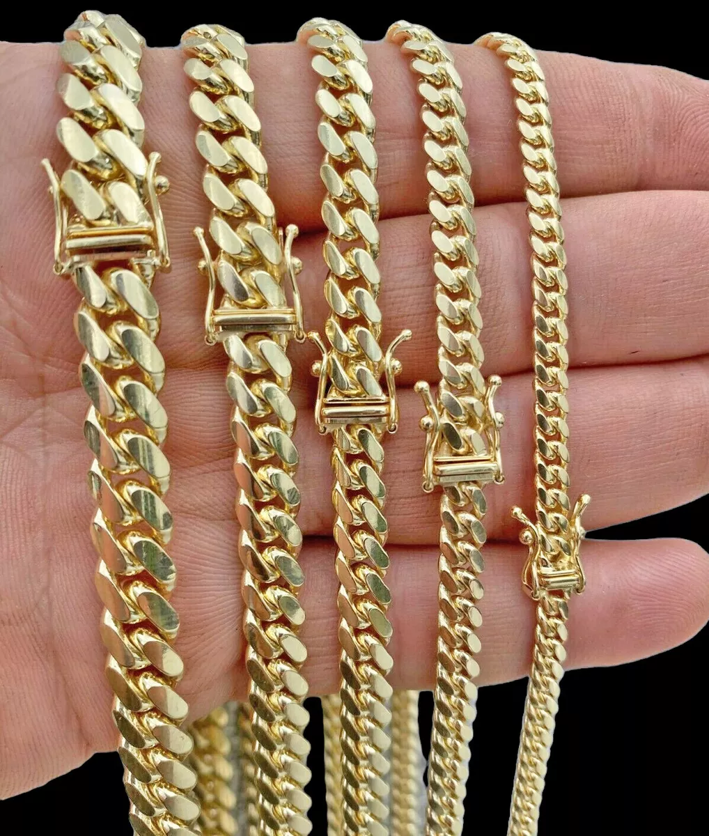 Buy 14k Yellow Gold Solid Diamond Cut Rope Chain 18-30 Inch 5mm