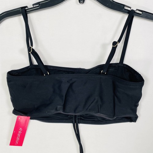 Xhilaration Bikini Top Fascia RCA Frontale Junior Medium 4-6 Elasticizzato Nero - Foto 4 di 10