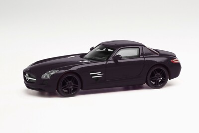 Herpa 420501-002 MB SLS AMG schwarz Mercedes | H0 | 1:87 NEU/OVP