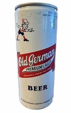 Vintage Old German PREMIUM LAGER 1 Pint BEER CAN STEEL  EMPTY