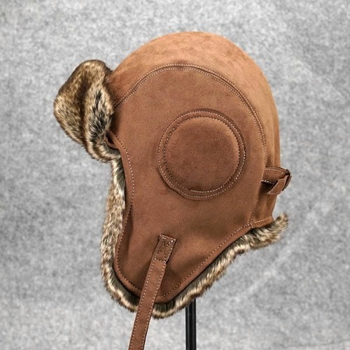Mens Aviator Trapper Hat Ski Ushanka 