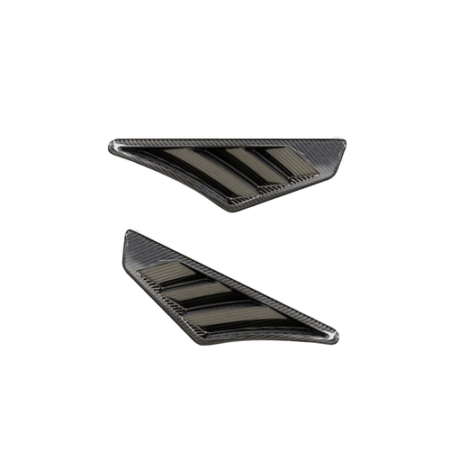 Fit For Audi Q8 SQ8 RSQ8 2019-2024 DRY CARBON Side Air Vent Fender Insert Covers - Foto 9 di 15