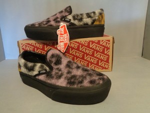 vans leopard slip on