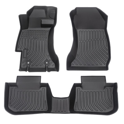 #ad Car Floor Mats for 2012 2016 Subaru Impreza Black All Weather TPE Rubber Liner $69.00