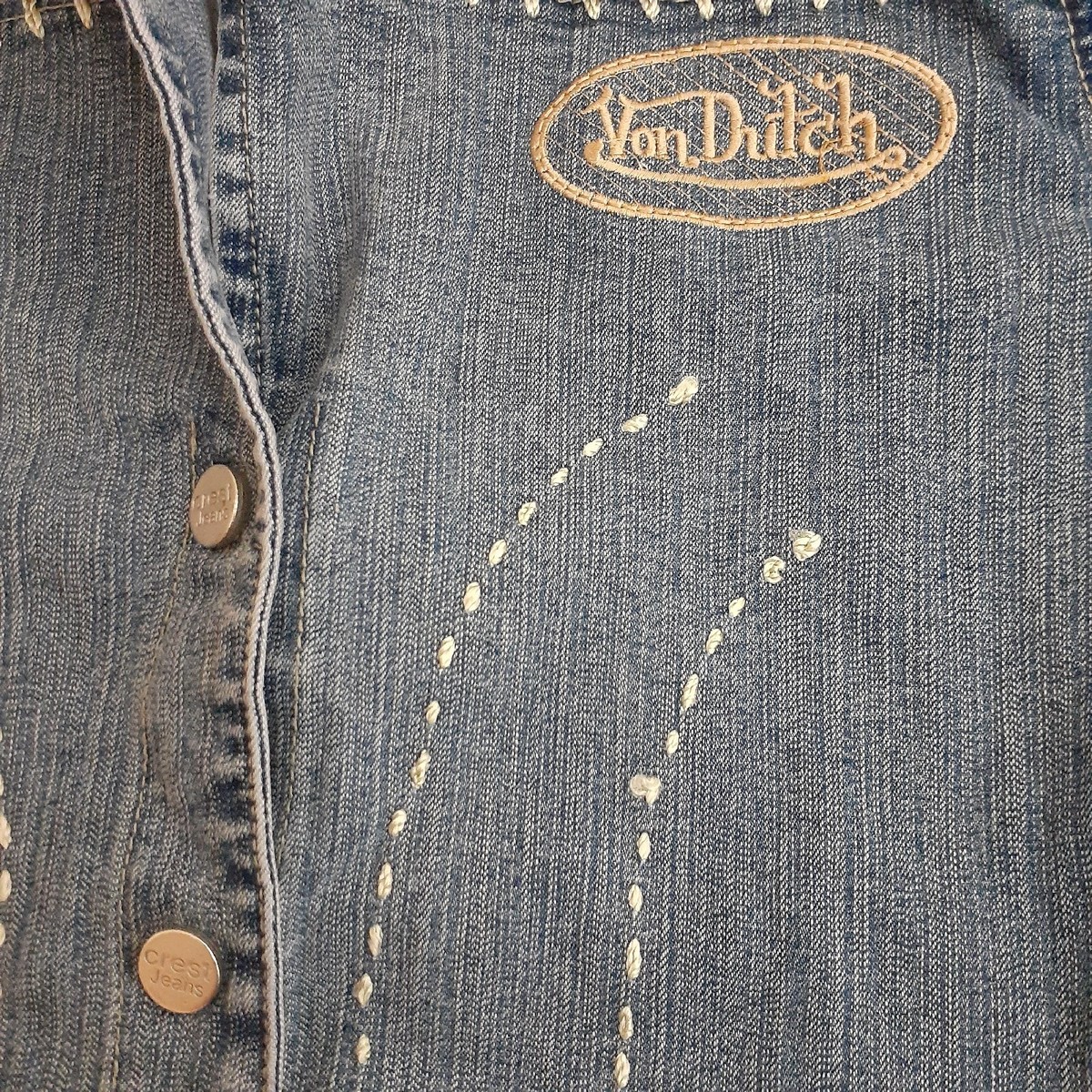 von dutch denim dress Von Dutch Denim Trucker Jacket L main image 0