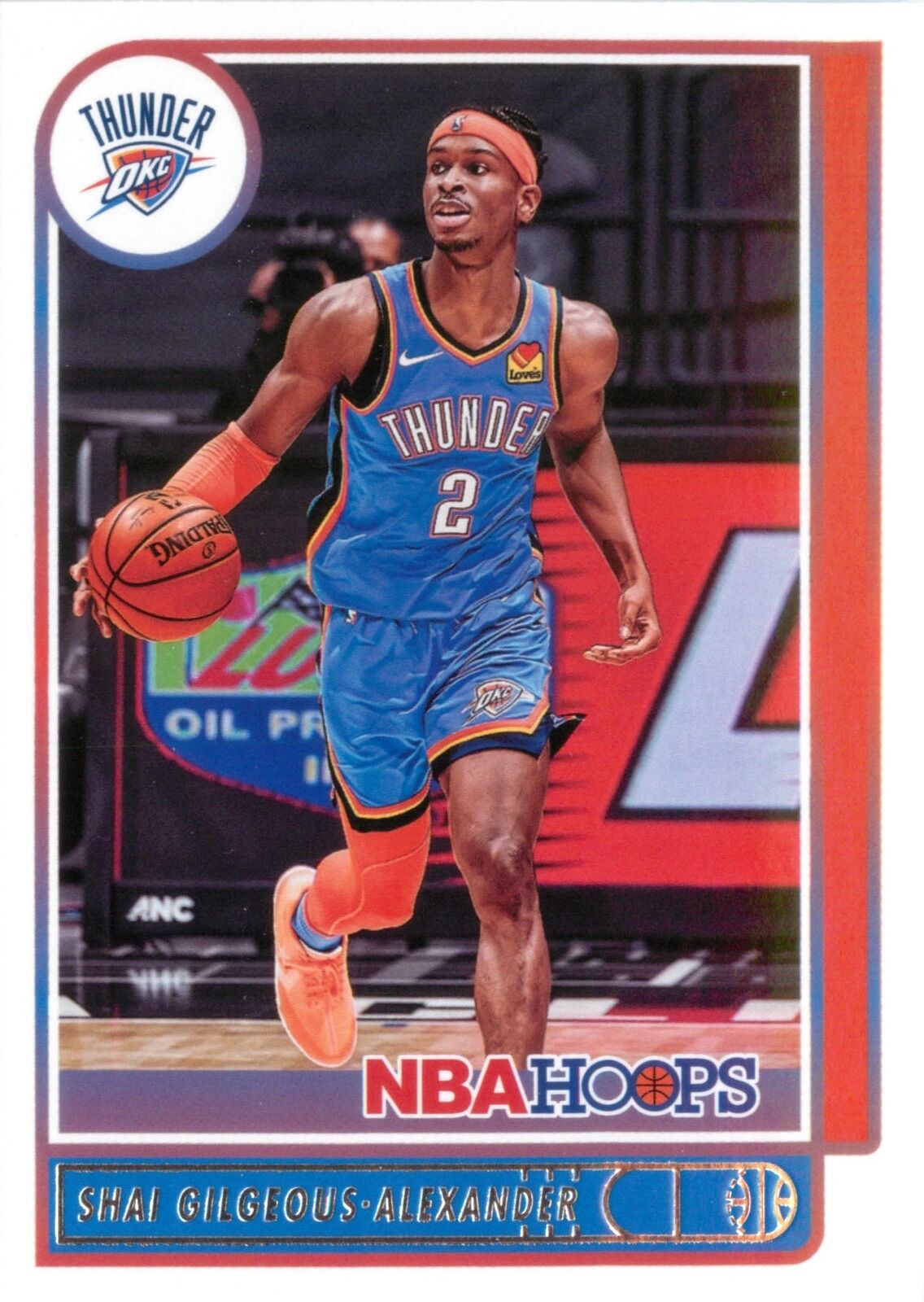 2022-23 Panini NBA Hoops Shai Gilgeous-Alexander #201 Oklahoma City Thunder