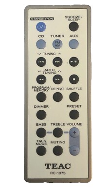 TEAC Remote Control RC-1075