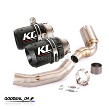 Exhaust System Carbon Muffler Link Pipe Modified For Duke 390 250 Rc390 2021-23 Exhaust System Carbon Muffler Link Pipe Modified For Duke 390 250 Rc390 2021-23