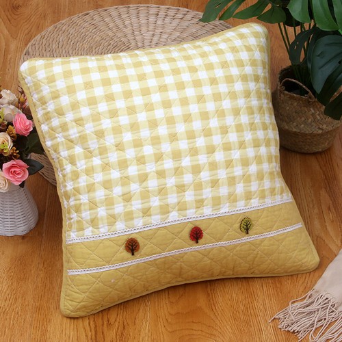 Vintage Style Embroider Quilted Cotton Cushion Cover Pillow Case Sham Patchwork - Picture 38 of 40