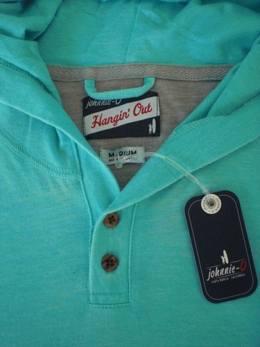 Johnnie-O Hangin’ Out “Zed” L/S Hoodie T-Shirt, NWT - Mens M - 2XL; Blue, $138 - Picture 6 of 11