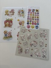 Strawberry Shortcake Inspired Sticker Sheets Lot Licensed  Mixed Kawaii Cute