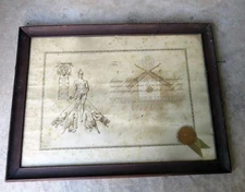 1925 NRA National Rifle Association of America Framed Membership Certificate