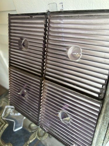 Rare Solar Prism Co. Glass Large Jewel Prism Window Tile section - with 4 tiles - Picture 14 of 23