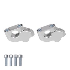 Motorcycle Titanium 22mm Handlebar Riser Clamp Mount 7/8in Handle Bar Extend