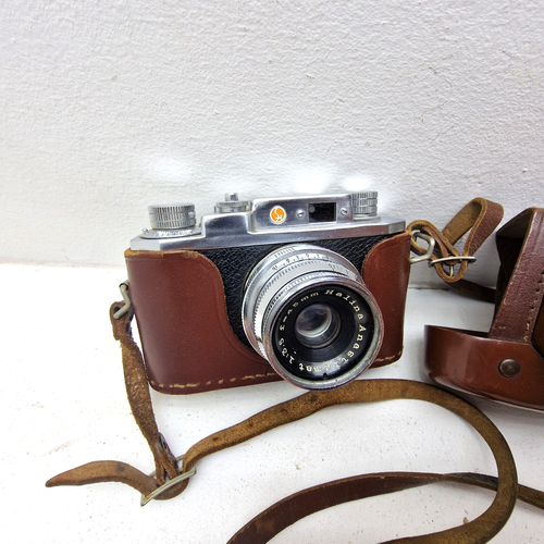 Vintage Halina 35X analoge Kleinbildkamera Anastigmat 45mm F3.5 mit Tasche - Bild 2 von 23