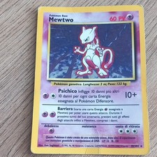 Wizards Pokémon GCC Mewtwo 10/102 Base 1999 60 PV ITA Basic Psichico