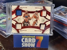 2024-25 Panini Flawless Jalen Williams/Chet Holmgren/Jabari/Keegan 4 Patch /15  