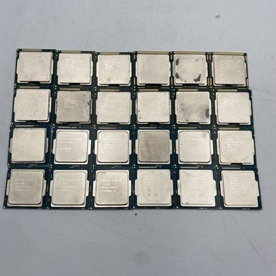 Lot of 24 Intel Core i3s-6100,6100T,4330,4130,4150,4160,4170,3245,3220T...Read