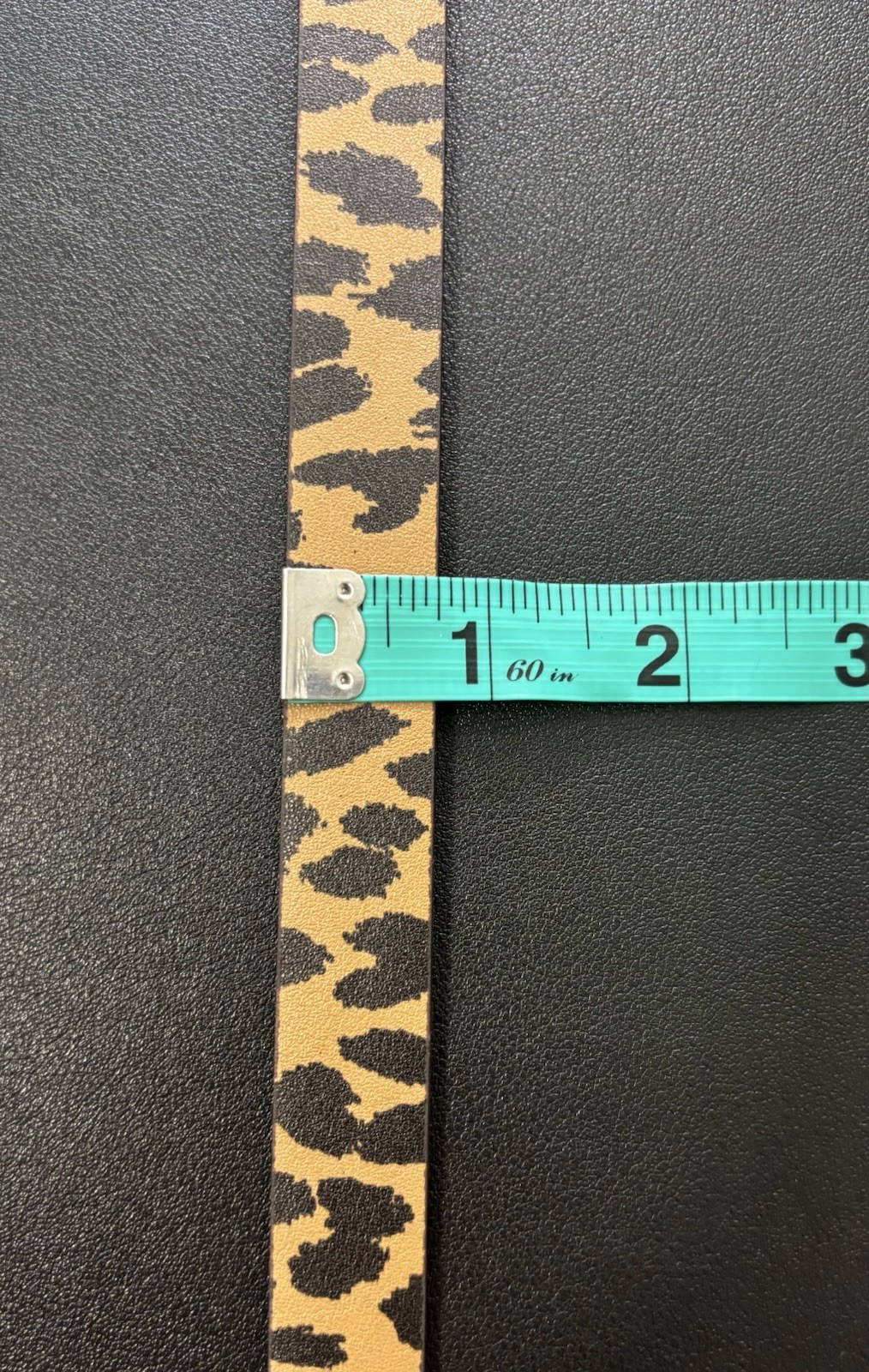 NWT Kate Spade NY Women Leopard Print Genuine Leather Slim Belt w/ Bow Accent, M thumbnail 12