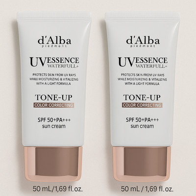 d'Alba UV Essence Waterfull+ TONE-UP Sun Cream - Color