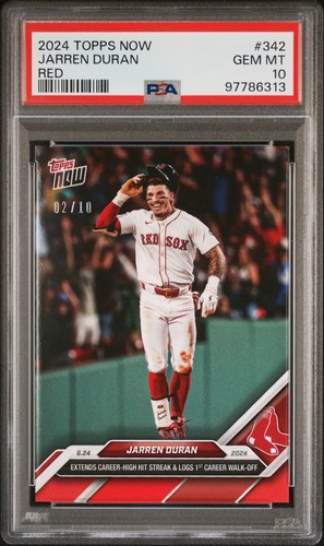 2024 Topps Now 342 Jarren Duran
