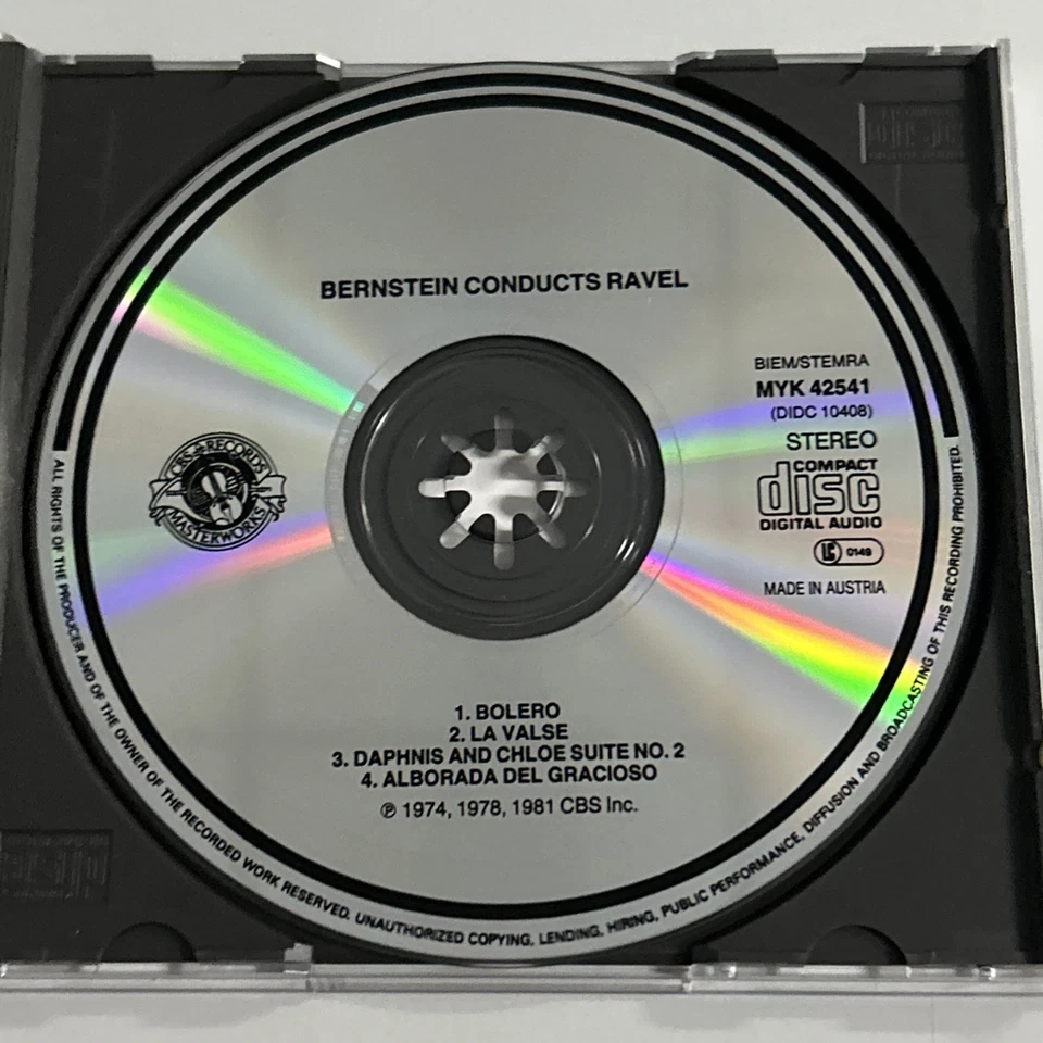 Ravel Bolero- La Valse - Daphnis & Chloe Suite No. 2 - Alb... | CD - Bild 3 von 4