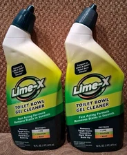 2 PACKS Lime A-Way Thick Gel Formula Toilet Bowl Cleaner / 16 fl oz