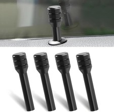 Universal Black Car Door Lock Knobs - 1.93 X 0.47 For Cars Trucks Suvs