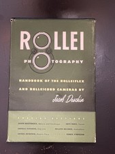 1952 Rollei Rolleiflex Photography Hardcover Dust Jacket 1st Edition Illust 192p