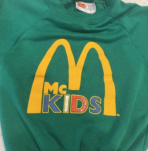 RARE Vintage 90's McDonald's McKids sweatshirt crewneck size 7 - Picture 2 of 8