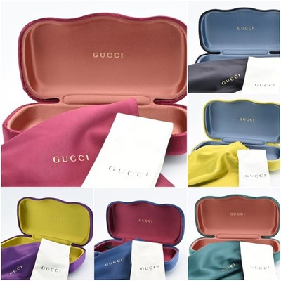 GUCCI Brillenetui Samt Luxus Elegant XLarge Satinbeutel Full Set M Farbauswahl