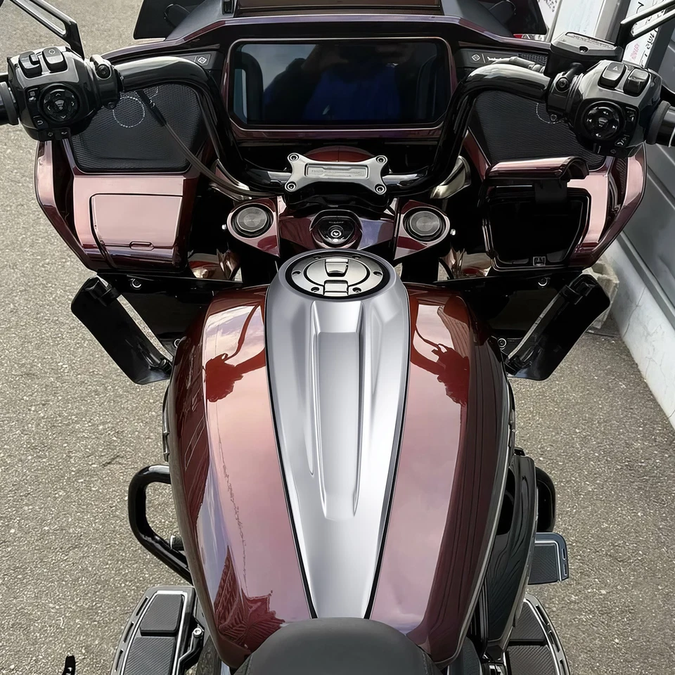 Dash Console Gas Tank Cover For Harley Street Road Glide 23-25 FLHX FLTRX 24-25 Foto 4 de 4