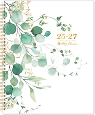 Monthly Planner 2026-2027 2 Years Calendar 8.5x11 w/ Tabs & Pocket