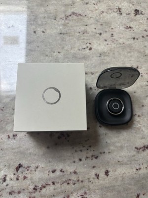 Circular Ring 2 Smart Ring Silver Size 12 Fitness Sleep Tracker w/ Charger Case