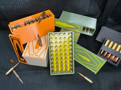 Stackable Floating Ammo Box   20/50/100 Round   SAAMI Calibers   +.185  COAL
