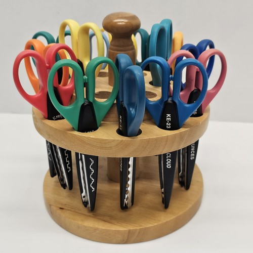 Kraft Edger Scissors With Carousel Set of 14 Decorative Craft Paper Scissors