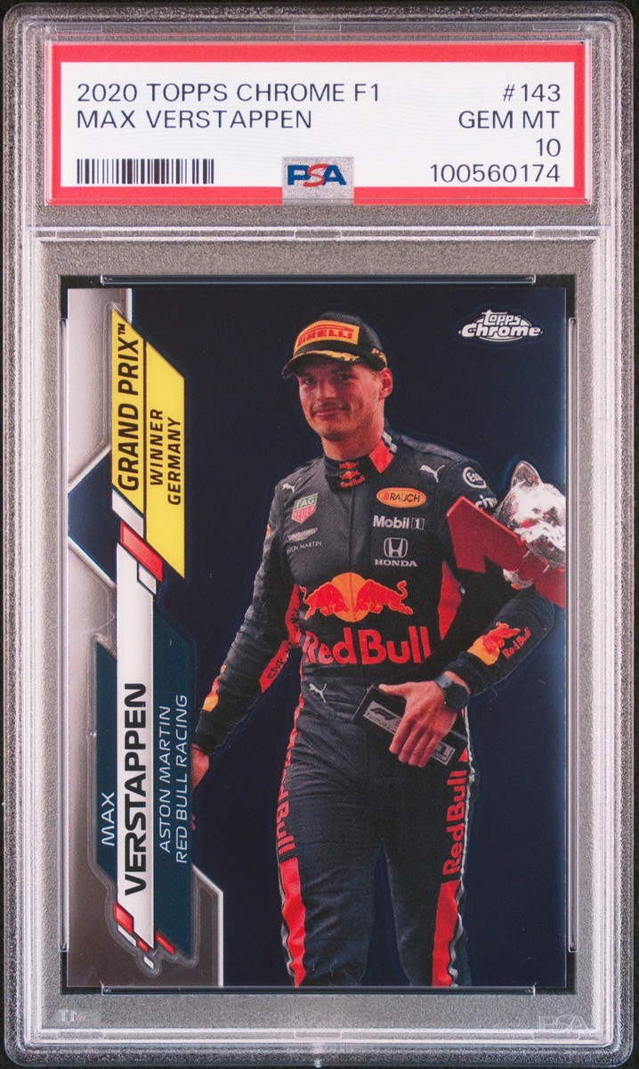 2020 TOPPS CHROME FORMULA 1 #143 MAX VERSTAPPEN ROOKIE RC
