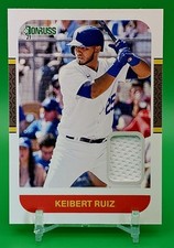 2021 Donruss Baseball Retro 1987 Materials Keibert Ruiz  Jersey Relic