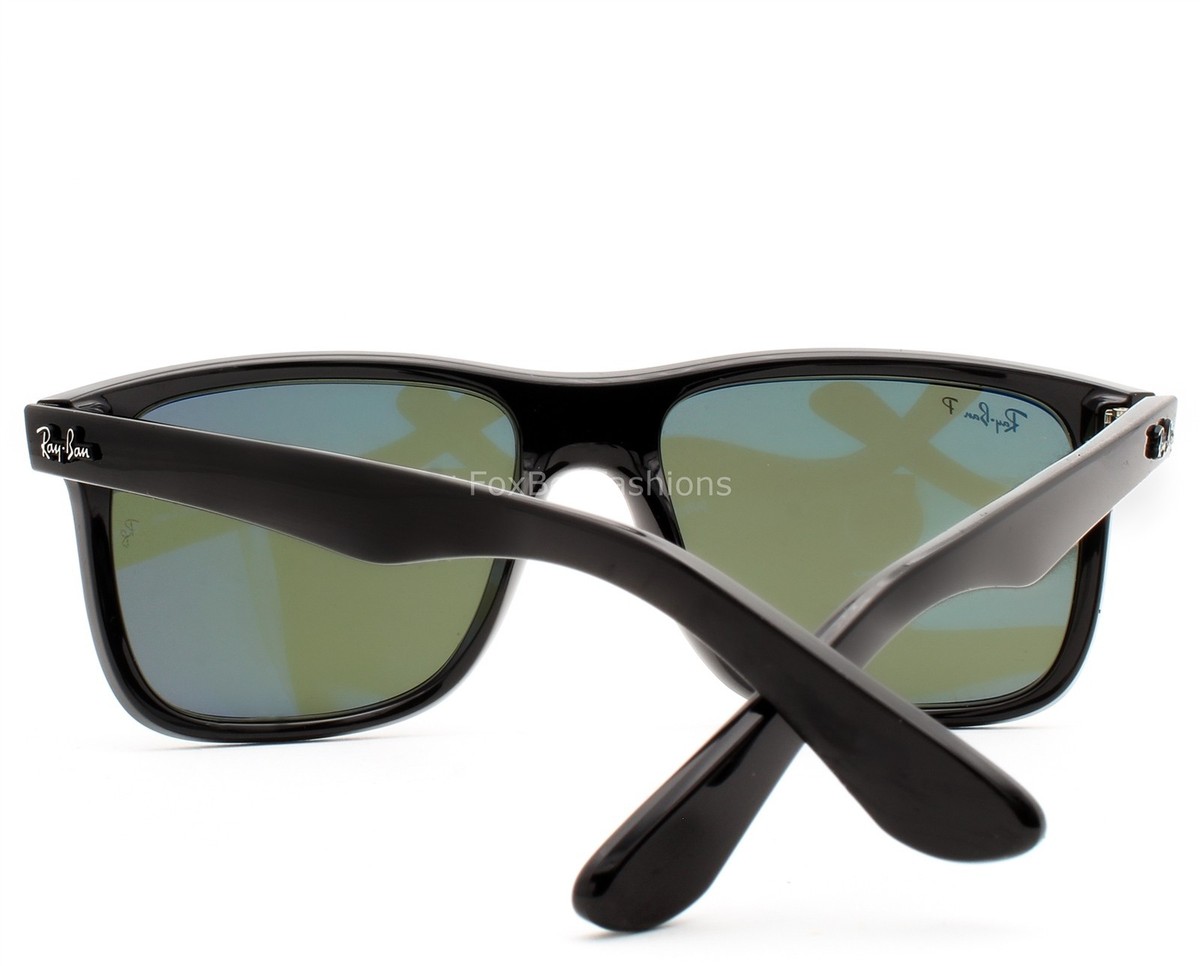 Ray-Ban Boyfriend Two Sunglasses RB4547 601/58 Gloss Black