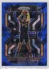 2021-22 Panini Prizm Blue Ice Prizm /125 Juan Toscano-Anderson #295 Rookie RC