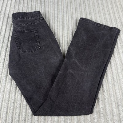 Riders By Lee Jeans Women's 6M (30x32.5) Mid Rise Bootcut Black Denim