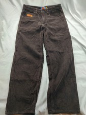 Empyre Y2K Corduroy Relax Baggy Pants Skater Grunge Java Brown Men  s Size 31x28