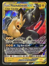 Pikachu & Zekrom GX 33/181 Sm-Team Up Holo on eBay