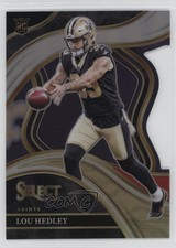 2023 Panini Select Club Level Black & Red Prizm Die-Cut Lou Hedley #240 1hs9