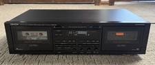 DENON DRW-840 Stereo Dual Cassette Deck Player Recorder HX PRO Tested Excellent