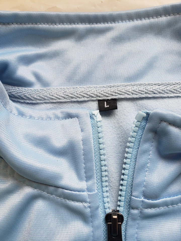 Chaqueta Hombre Talla L Azul Sojourn Track Jacket Blanco Líneas en el Brazo Foto 2 de 4