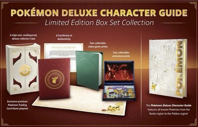 Pokémon Deluxe Character Guide Limited Edition Box Set Collection (PRESALE)