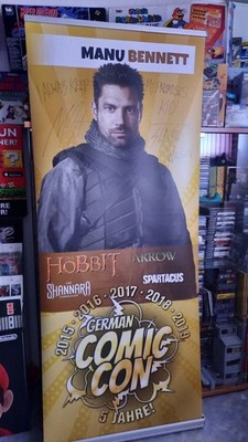 Aufsteller Comiccon Manu Bennett (Spartacus/ Arrow/ Hobbit)