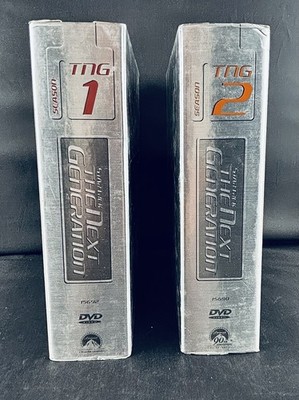 STAR TREK THE NEXT GENERATION SCI-FI TV SERIES SEASONS 1 & 2  DVD 2002