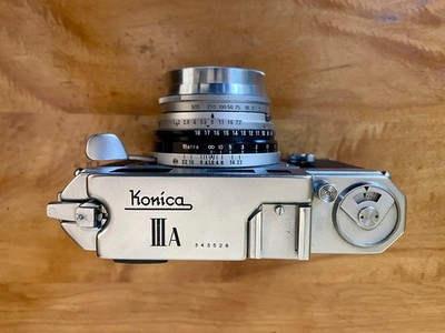 Konica III A Rangefinder Film Camera 50mm F/1.8 From USA